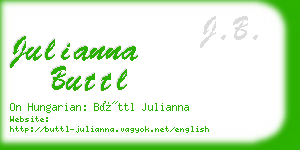 julianna buttl business card